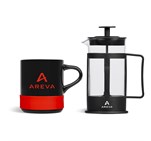 Kooshty Mixalot Black Koffee Set Red