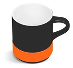 Kooshty Mixalot Black Mug - 320ml Orange