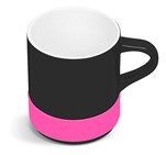 Kooshty Mixalot Black Mug - 320ml Pink