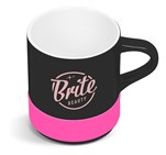 Kooshty Mixalot Black Mug - 320ml Pink
