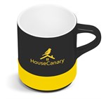 Kooshty Mixalot Black Mug - 320ml Yellow