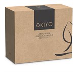 Okiyo Aibo Glass & Bamboo Coffee Set GF-OK-1142-B_GF-OK-1142-B-BOX