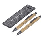 Okiyo Jona Bamboo Ball Pen & Pencil Set GF-OK-1222-B_GF-OK-1222-B-11