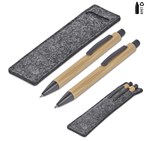 Okiyo Jona Bamboo Ball Pen & Pencil Set GF-OK-1222-B_GF-OK-1222-B-NO-LOGO