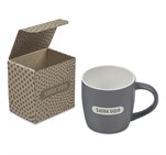 Serendipio Victoria Mug in Bianca Custom Gift Box Grey