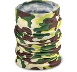 Kids Camo Flexi Tubular Bandana - Green GIFT-17585_GIFT-17585-G-02