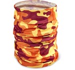 Adults Camo Flexi Tubular Bandana - Orange GIFT-17586_GIFT-17586-O-02