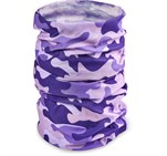 Adults Camo Flexi Tubular Bandana - Purple GIFT-17586_GIFT-17586-P-02