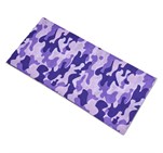 Adults Camo Flexi Tubular Bandana - Purple GIFT-17586_GIFT-17586-P-NO-LOGO