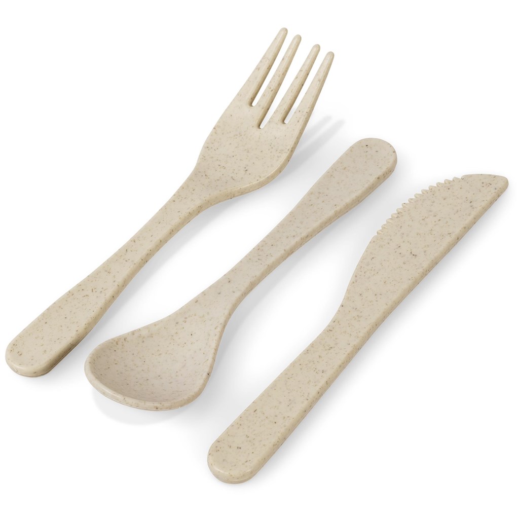 Okiyo Heiki Wheat Straw Cutlery Set