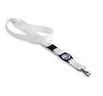 Altitude Bold Statement Dome Lanyard Solid White