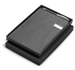 Oakridge USB Notebook & Pen Set - 8GB Grey