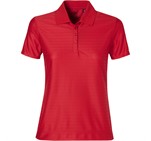 Ladies Oakland Hills Golf Shirt Red