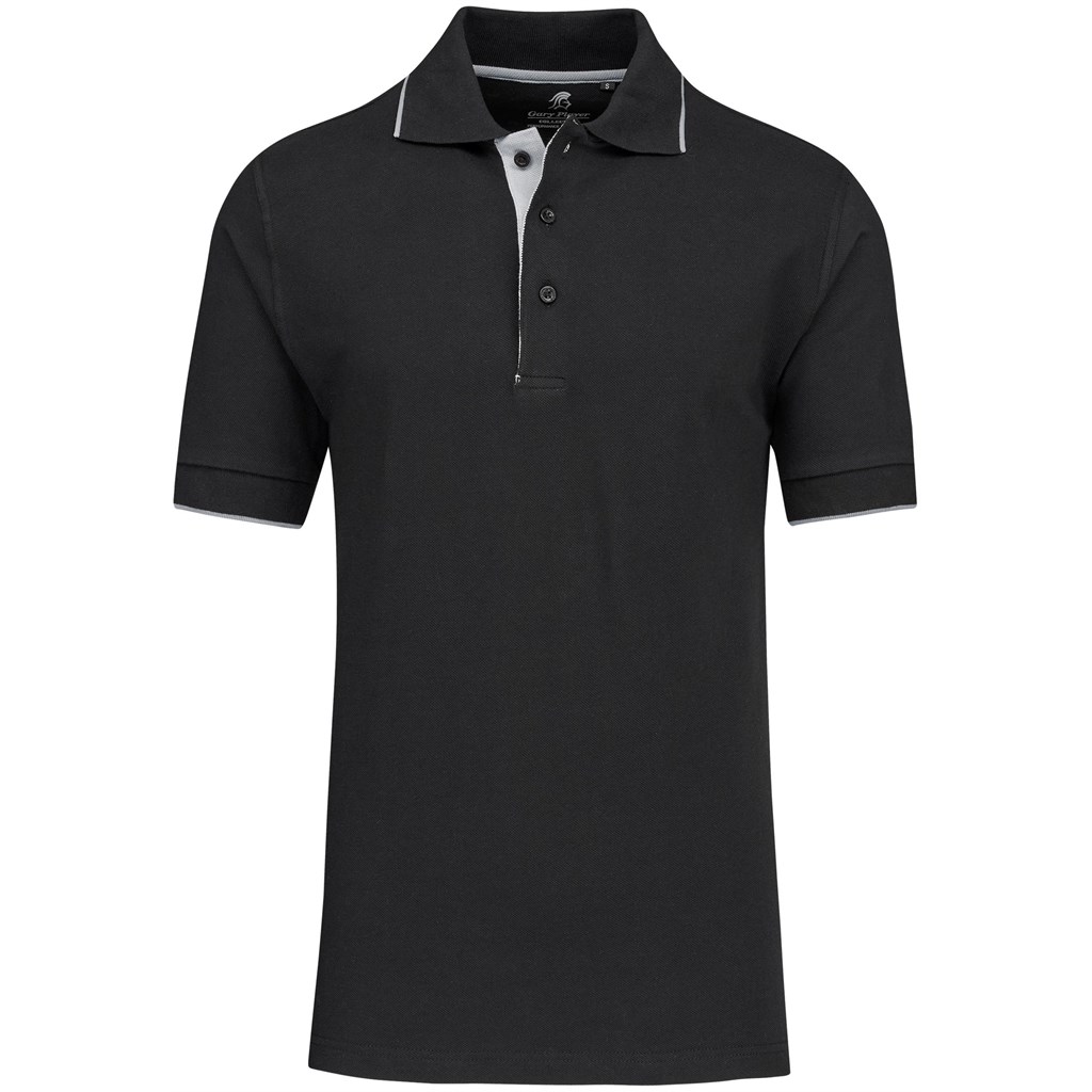 Mens Wentworth Golf Shirt - Black