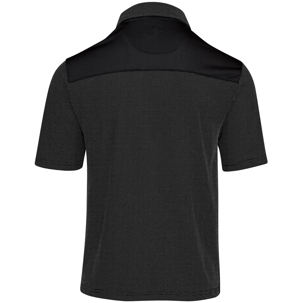 Mens Sterling Ridge Golf Shirt - Black