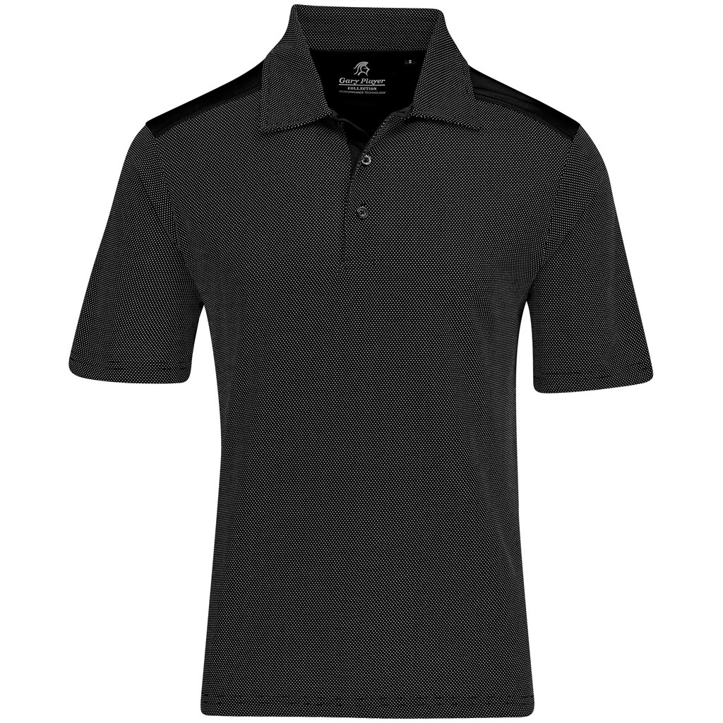 Mens Sterling Ridge Golf Shirt - Black