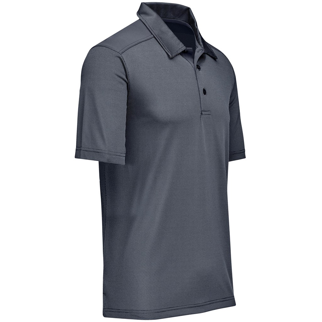 Mens Sterling Ridge Golf Shirt - Grey