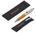 Altitude Turbo Tide Ball Pen in Felt Pouch Orange