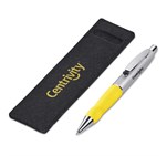 Altitude Turbo Tide Ball Pen in Felt Pouch Yellow