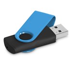 Altitude Axis Gyro Black Flash Drive - 8GB Cyan