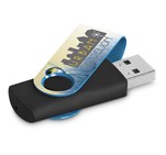 Altitude Axis Gyro Black Flash Drive - 8GB Cyan