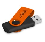 Altitude Axis Gyro Black Flash Drive - 8GB Orange