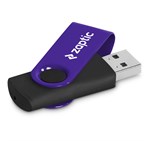 Altitude Axis Gyro Black Flash Drive - 8GB Purple