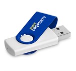 Altitude Axis Gyro White Flash Drive - 8GB Blue