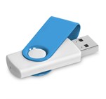 Altitude Axis Gyro White Flash Drive - 8GB Cyan