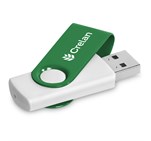 Altitude Axis Gyro White Flash Drive - 8GB Green