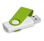 Altitude Axis Gyro White Flash Drive - 8GB Lime