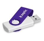 Altitude Axis Gyro White Flash Drive - 8GB Purple