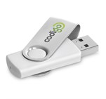 Altitude Axis Gyro White Flash Drive - 8GB Silver