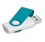 Altitude Axis Gyro White Flash Drive - 8GB Turquoise