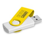 Altitude Axis Gyro White Flash Drive - 8GB Yellow