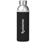 Kooshty Tosla Recycled Aluminium Water Bottle - 650ml Black