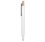 Okiyo Mimo Recycled Aluminum Ball Pen & Pencil Set Solid White