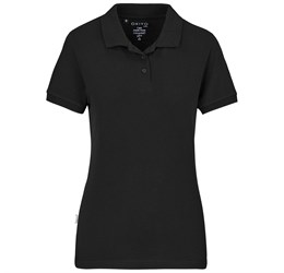 promo: Ladies Okiyo Recycled Golf Shirt (Black)!