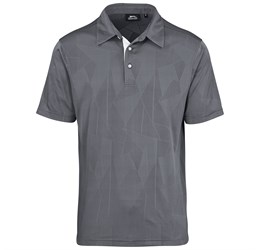 promo: Mens Motif Golf Shirt (Grey)!