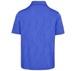 Mens Motif Golf Shirt Royal Blue