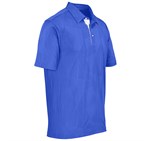 Mens Motif Golf Shirt Royal Blue