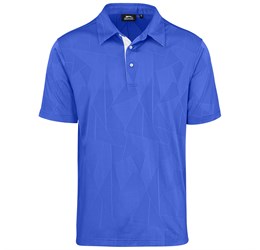 promo: Mens Motif Golf Shirt (Royal Blue)!