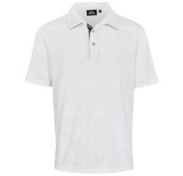 promo: Mens Motif Golf Shirt (White)!