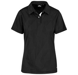 promo: Ladies Motif Golf Shirt (Black)!