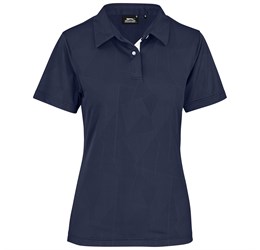 promo: Ladies Motif Golf Shirt (Navy)!