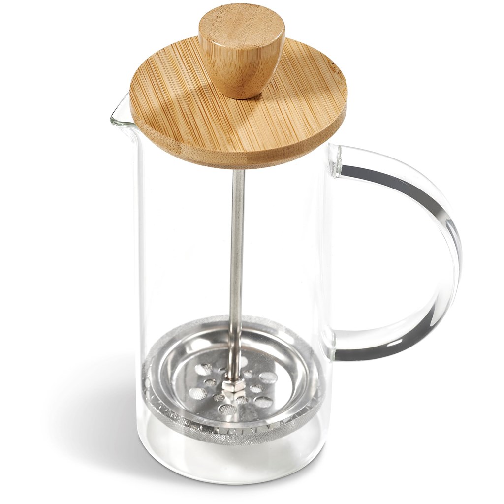 Okiyo Osu Glass & Bamboo Coffee Plunger - 350ml