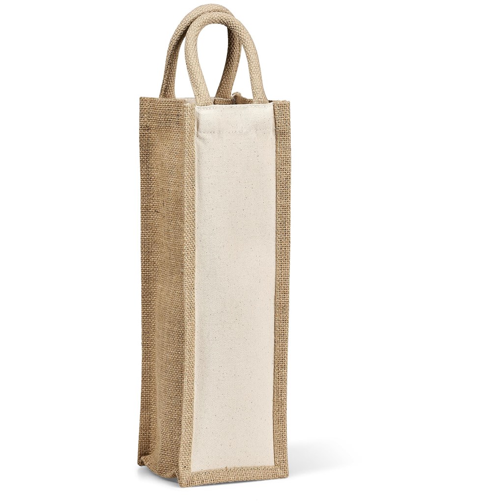 Okiyo Inshu Jute & Cotton Wine Tote