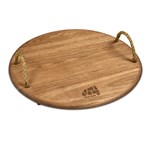 Okiyo Homegrown Medium Round Hardwood Food Platter HL-OK-128-B_HL-OK-128-B-01