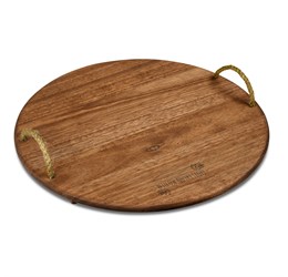 Okiyo Homegrown Large Round Hardwood Food Platter