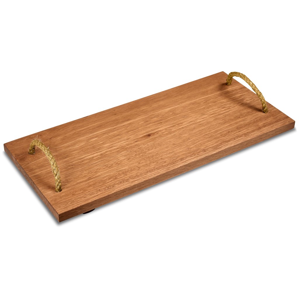 Okiyo Homegrown Rectangular Hardwood Food Platter